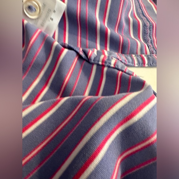 PETER MILLAR Summer Comfort Polo Shirt Golf Blue Pink ACC Athens GA Country Club - Picture 8 of 9